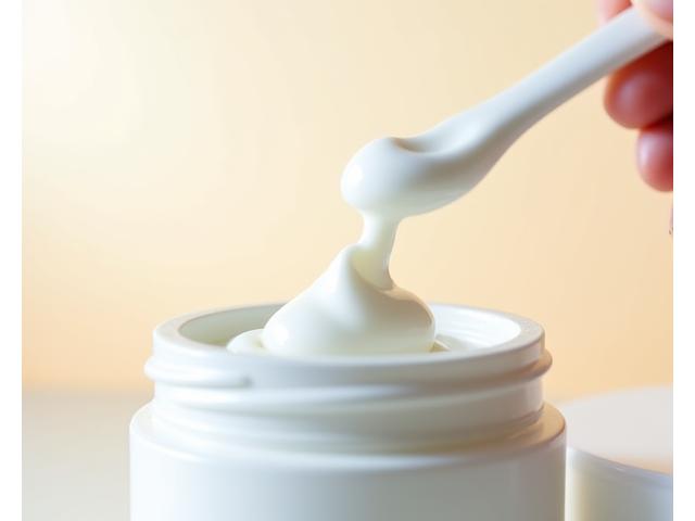 敏感肌用クリームのクローズアップ